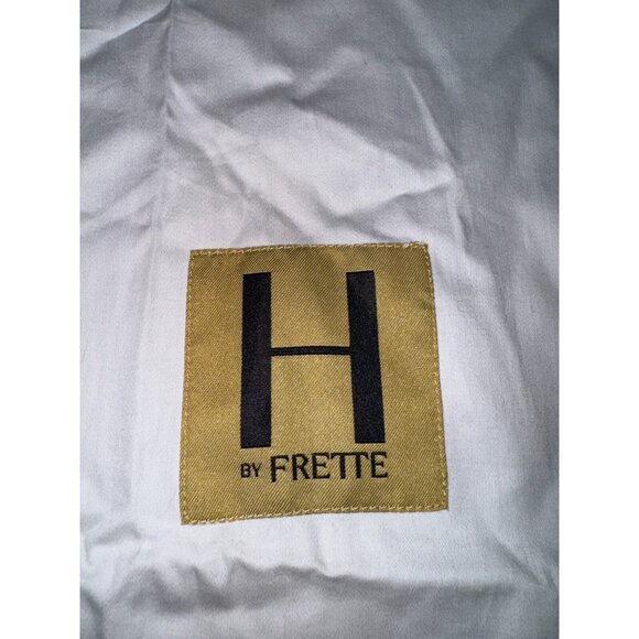 H By Frette Cotton Drawstring Logo Graphic Handbag Storage Dust Cover 22"x24" - Picture 3 of 6